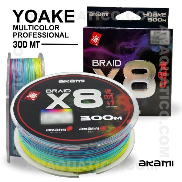 FIO AKAMI YOAKE X8 300MT   0,20MM