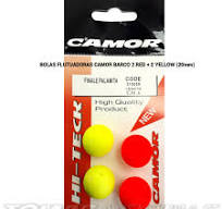 BOLAS FLUTUADORAS CAMOR BARCO 2 RED YELLOW