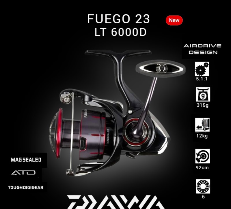 daiwa fuego 23 lt 6000d