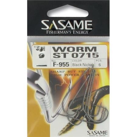 ANZOL SASAME F 955 WORM 0715 BLK 6UN