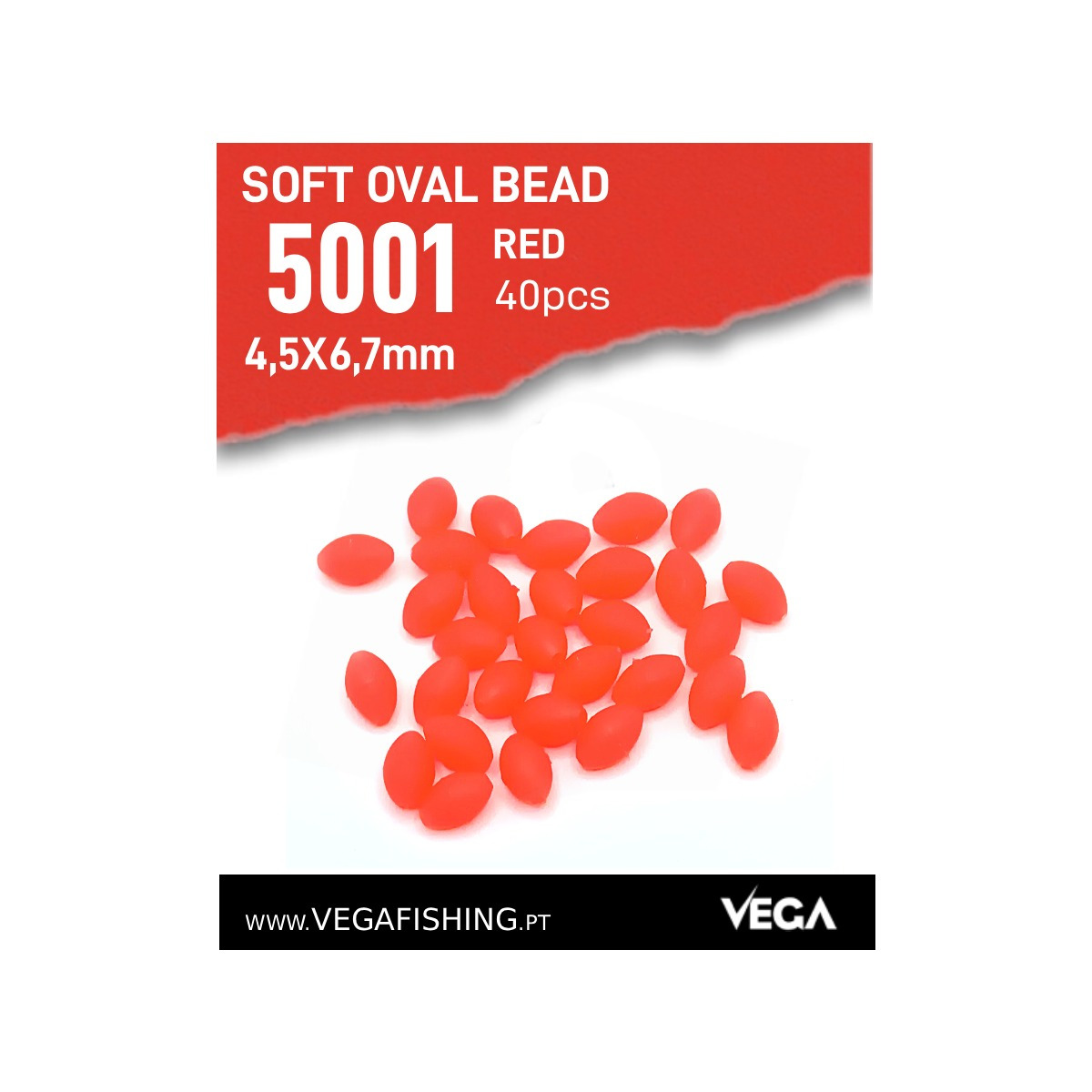 perolas vega 5001 soft vermelho 4 5x6 7mm 40un